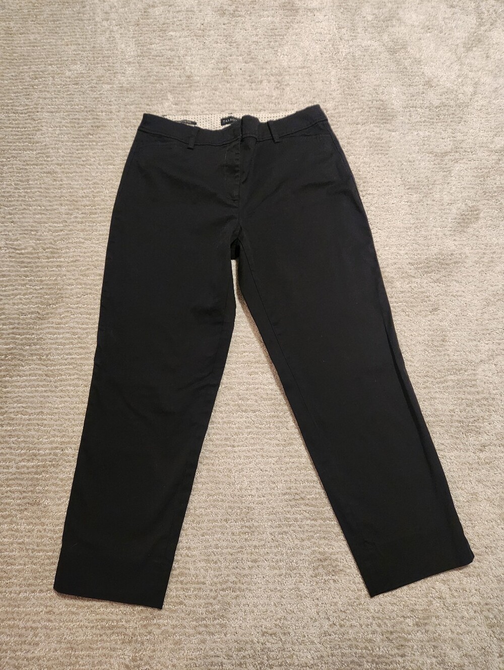 Talbots Perfect Crop Pants - Black